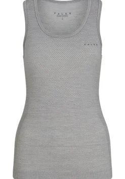 FALKE dames tanktop Wool-Tech Light, thermoshirt, grijs (grey-heather)