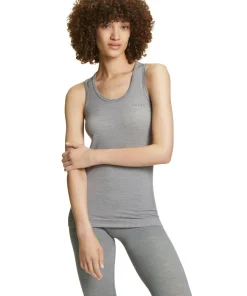 FALKE dames tanktop Wool-Tech Light, thermoshirt, grijs (grey-heather)