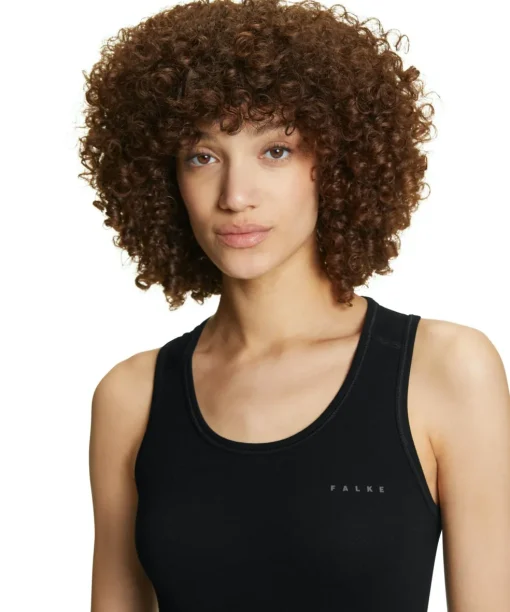 FALKE dames tanktop Wool-Tech Light, thermoshirt, zwart (black)