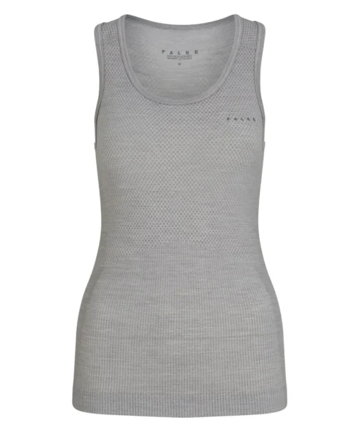 FALKE dames tanktop Wool-Tech Light, thermoshirt, grijs (grey-heather)