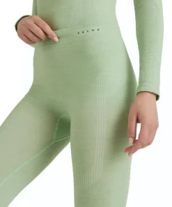 FALKE dames tights Wool-Tech, thermobroek, groen (quiet green)