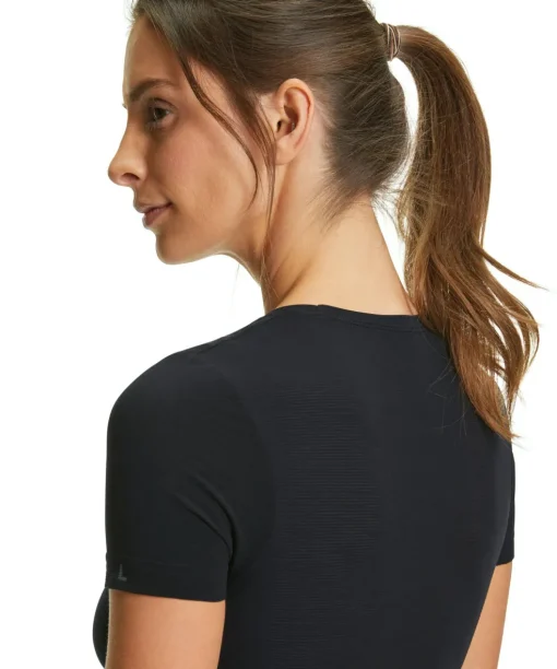 FALKE dames T-shirt Ultralight Cool, thermoshirt, zwart (black)