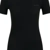 FALKE dames T-shirt Wool-Tech Light, thermoshirt, zwart (black)
