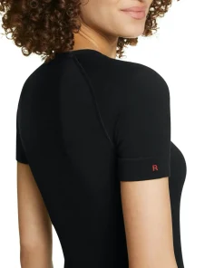FALKE dames T-shirt Wool-Tech Light, thermoshirt, zwart (black)