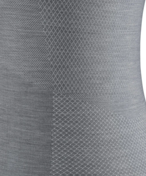 FALKE dames T-shirt Wool-Tech Light, thermoshirt, grijs (grey-heather)