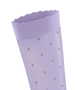 FALKE Dot 15 DEN dames kniekousen, lila (lupine)