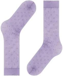 FALKE Dot 15 DEN dames kniekousen, lila (lupine)