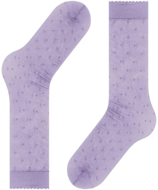 FALKE Dot 15 DEN dames kniekousen, lila (lupine)
