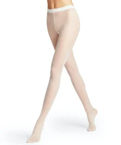 FALKE Dot 15 DEN dames panty, white