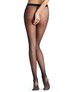 FALKE Dot 15 DEN dames panty, marine