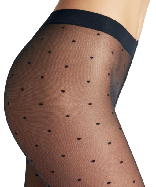 FALKE Dot 15 DEN dames panty, marine