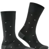 FALKE Dot herensokken, antraciet grijs (anthracite mel.)