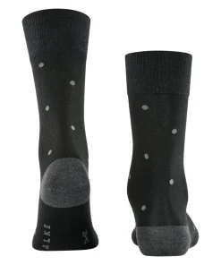 FALKE Dot herensokken, antraciet grijs (anthracite mel.)