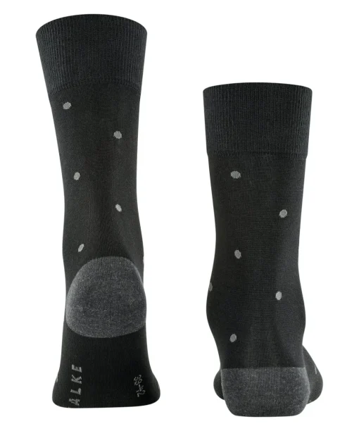FALKE Dot herensokken, antraciet grijs (anthracite mel.)
