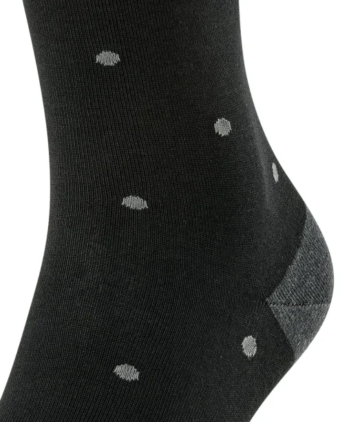 FALKE Dot herensokken, antraciet grijs (anthracite mel.)