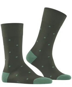 FALKE Dot herensokken, olijfgroen (military)