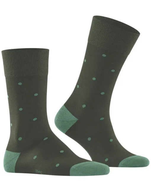 FALKE Dot herensokken, olijfgroen (military)