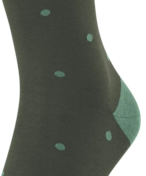 FALKE Dot herensokken, olijfgroen (military)