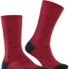 FALKE Dot herensokken, rood (scarlet)