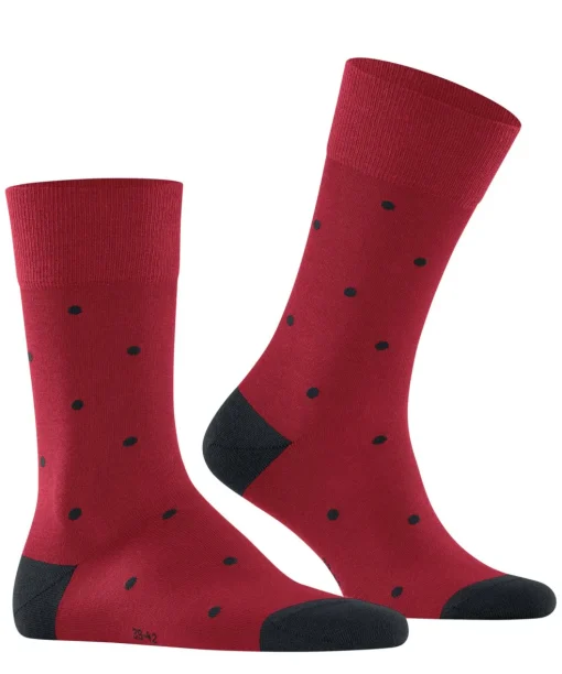 FALKE Dot herensokken, rood (scarlet)
