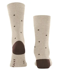 FALKE Dot herensokken, taupe (taupe melangeange)