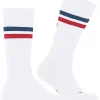 FALKE Dynamic unisex sokken, rood, wit, blauw (white-blue-red)
