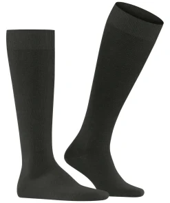 FALKE Energizing Wool heren kniekousen, bruin (brown)