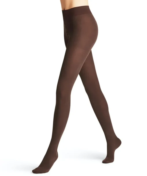 FALKE Family dames panty, dark brown