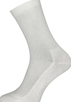 FALKE Family damessokken, katoen, wit (white)