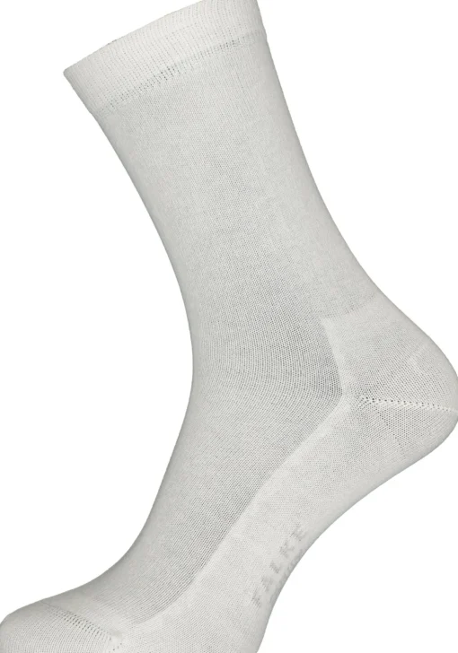 FALKE Family damessokken, katoen, wit (white)