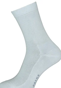 FALKE Family damessokken, katoen, lichtblauw (light blue)
