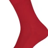 FALKE Family damessokken, katoen, rood (scarlet)