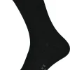 FALKE Family damessokken, katoen, zwart (black)