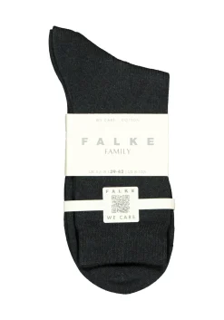 FALKE Family damessokken, katoen, antraciet grijs (anthracite melange)