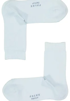 FALKE Family damessokken, katoen, lichtblauw (light blue)