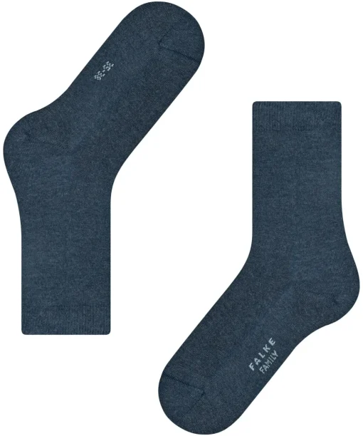 FALKE Family damessokken, blauw (navyblue)