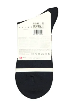 FALKE Family damessokken, katoen, donker marine blauw (dark navy)