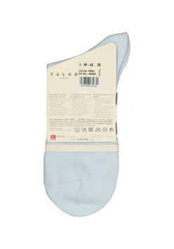 FALKE Family damessokken, katoen, lichtblauw (light blue)