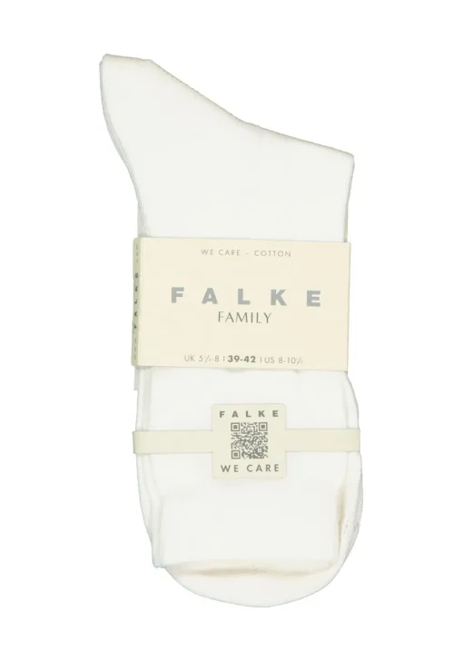 FALKE Family damessokken, katoen, wit (white)