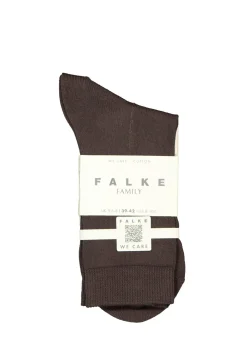 FALKE Family damessokken, katoen, donkerbruin (dark brown)