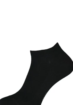 FALKE Family heren enkelsokken, zwart (black)