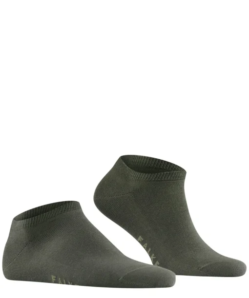 FALKE Family heren enkelsokken, groen (military)