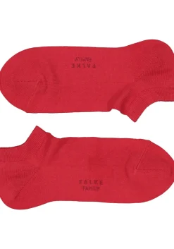 FALKE Family heren enkelsokken, rood (scarlet)