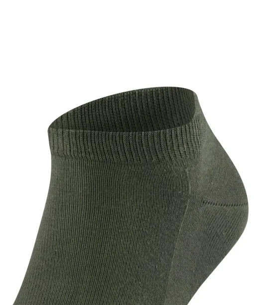 FALKE Family heren enkelsokken, groen (military)