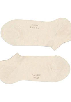 FALKE Family heren enkelsokken, beige (sand melange)