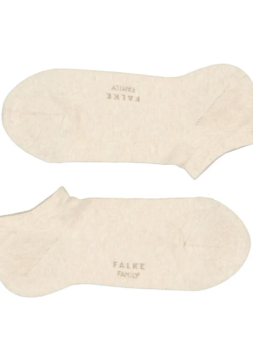 FALKE Family heren enkelsokken, beige (sand melange)