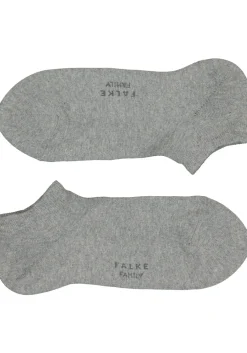 FALKE Family heren enkelsokken, lichtgrijs (light grey melange)