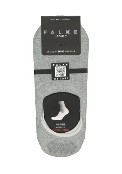 FALKE Family heren invisible sokken, lichtgrijs (light grey melange)