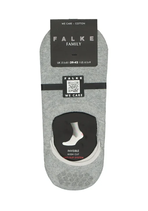 FALKE Family heren invisible sokken, lichtgrijs (light grey melange)