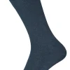 FALKE Family herensokken, marine blauw melange (navy melange)